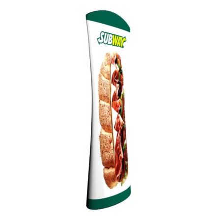 Brandcusi Curved Top Banner Stand