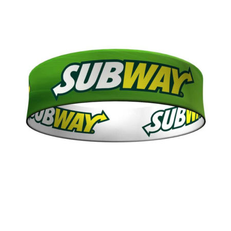 Tube Blimp Double Sided Circular Hanging Sign