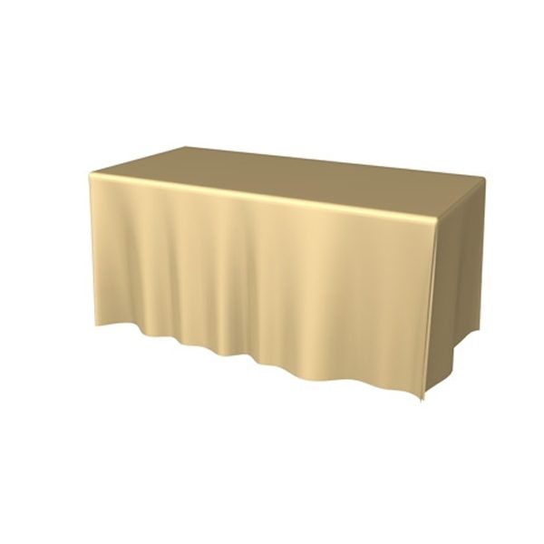 8ft 3 Sided DRAPED Table Throw