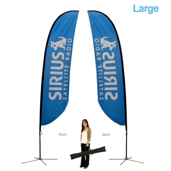 OUTDOOR Feather Banner Flag Stand