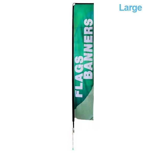 OUTDOOR Rectangle Single Sided Banner Flag Stand