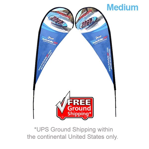 OUTDOOR Teardrop Banner Flag Stand