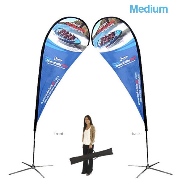 OUTDOOR Teardrop Banner Flag Stand