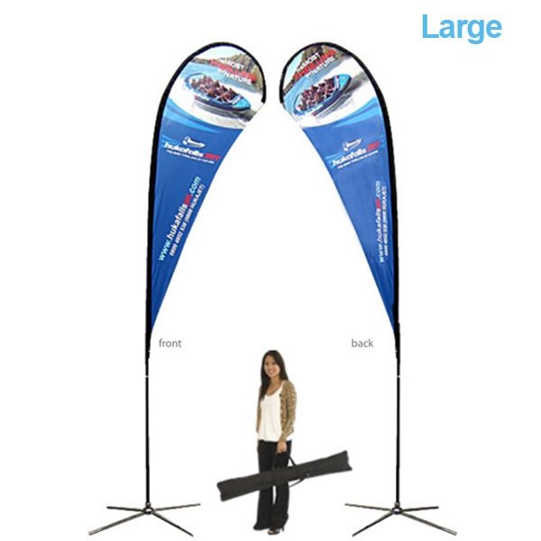 OUTDOOR Teardrop Banner Flag Stand