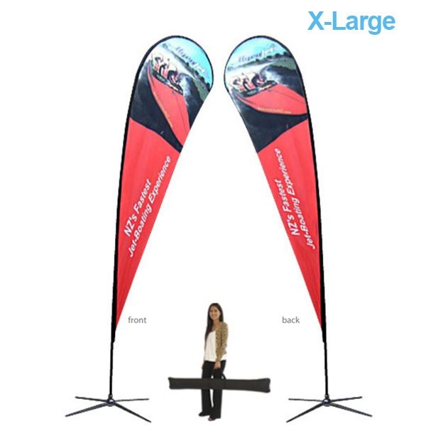 OUTDOOR Teardrop Banner Flag Stand