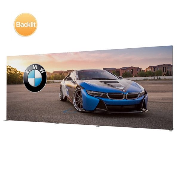 Backlit 20' Vector Frame Fabric Light Box